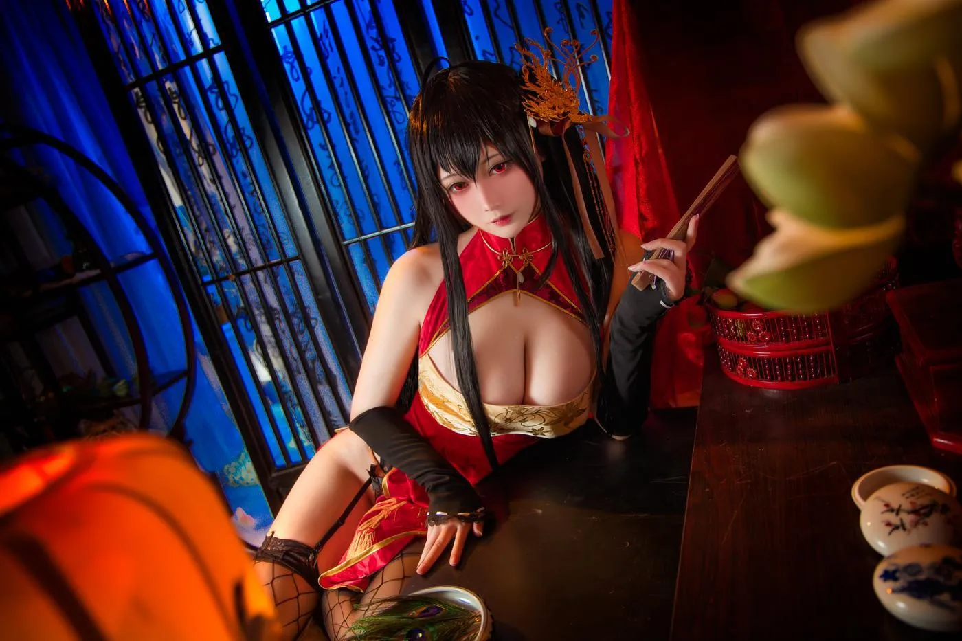 念念_D – NO.14 大凤旗袍 [20P]插图2
